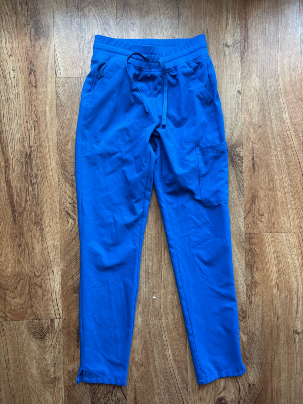 WonderWink Royal Blue Straight-Leg Scrub Pants